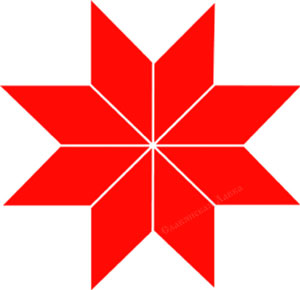 Символ Алатырь (крест Сварога) также изображается на молоте