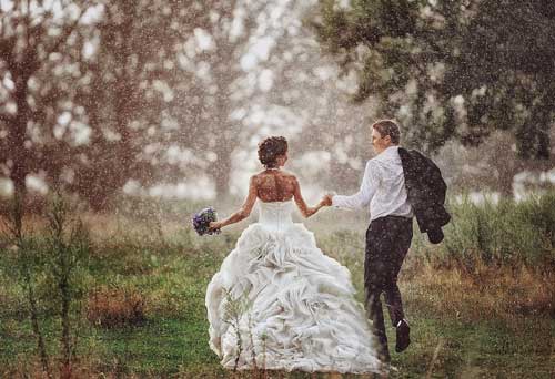 Дождь на свадьбу народные приметы